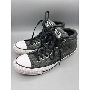 Converse‎ Sneakers Womens 9 / Men 7 Chuck Taylor All Star Mid Top Black Gray
